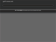 Tablet Screenshot of gulf-news.net